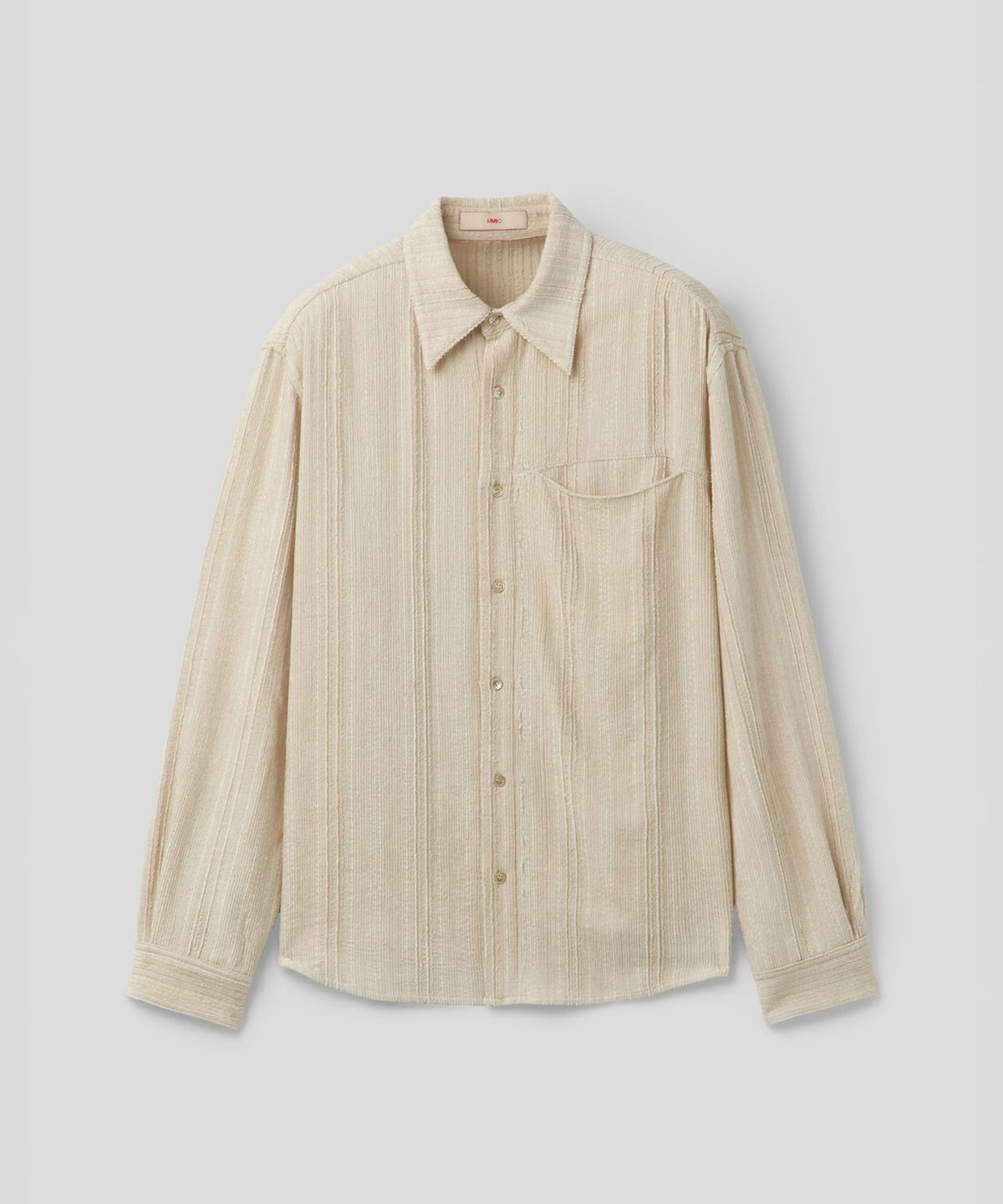 엠엠아이씨(MMIC) DRAPE SHIRT (IVORY)
