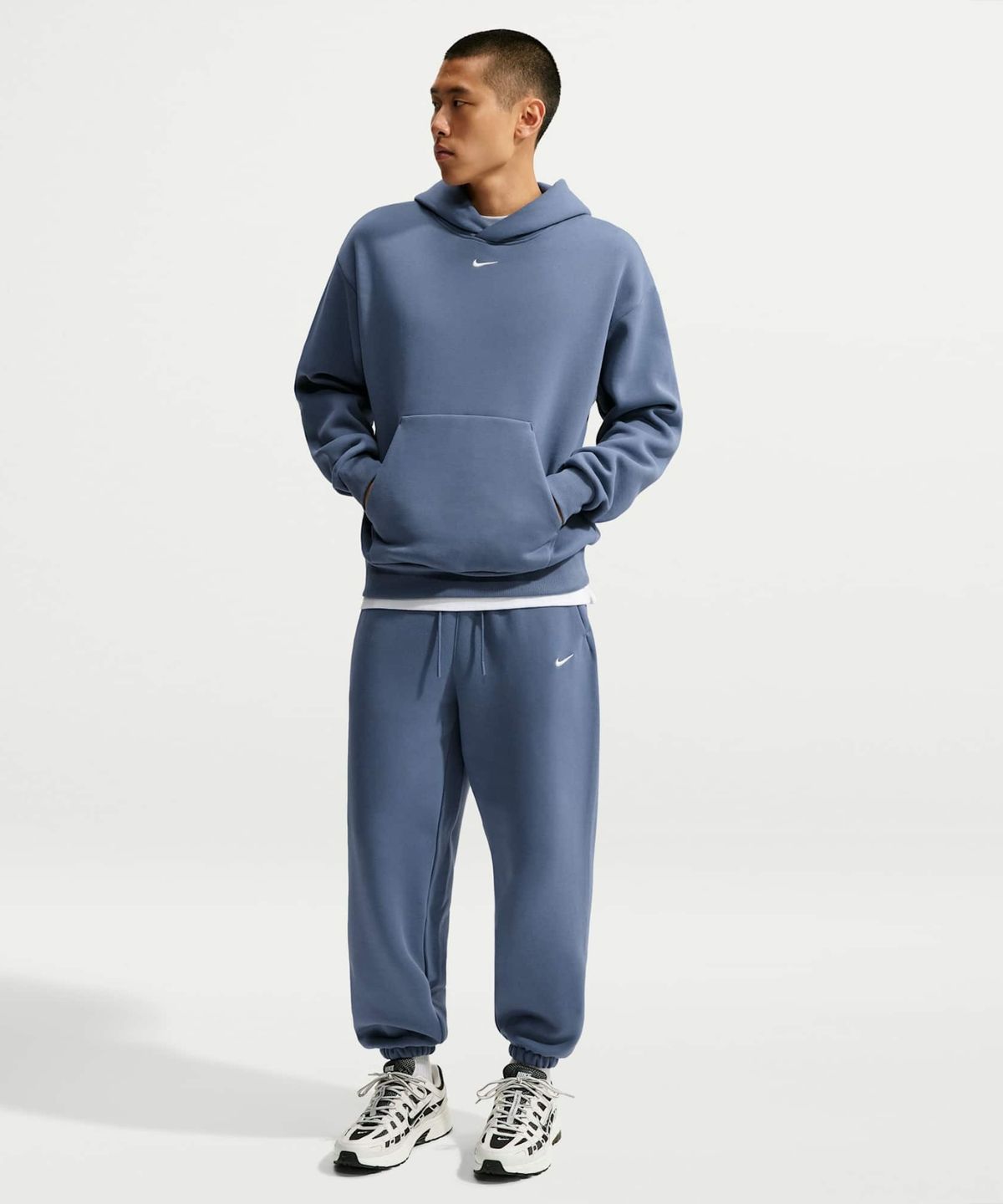 나이키(NIKE) 솔로 플리스 커프 팬츠 M - 디퓨즈드 블루:세일 / IX1931-491