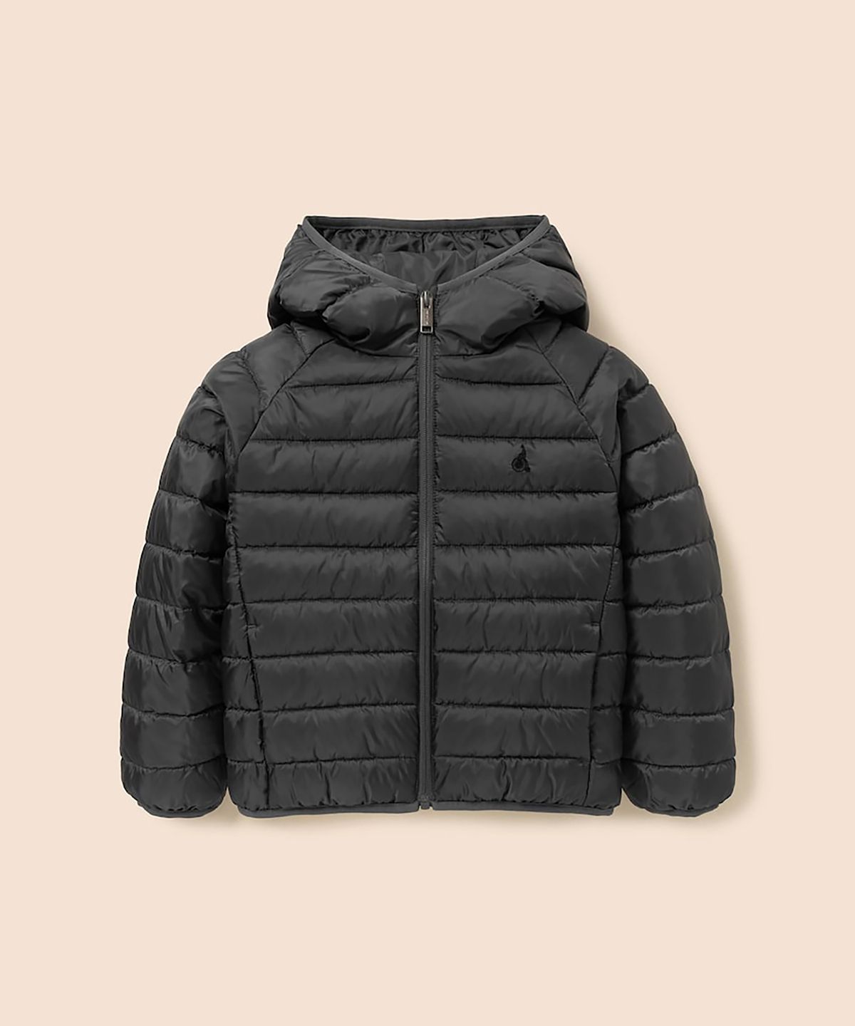 빈폴 키즈(BEANPOLE KIDS) 라이트 한줌 경량 후드 패딩 점퍼  애쉬 (BI6838U024)