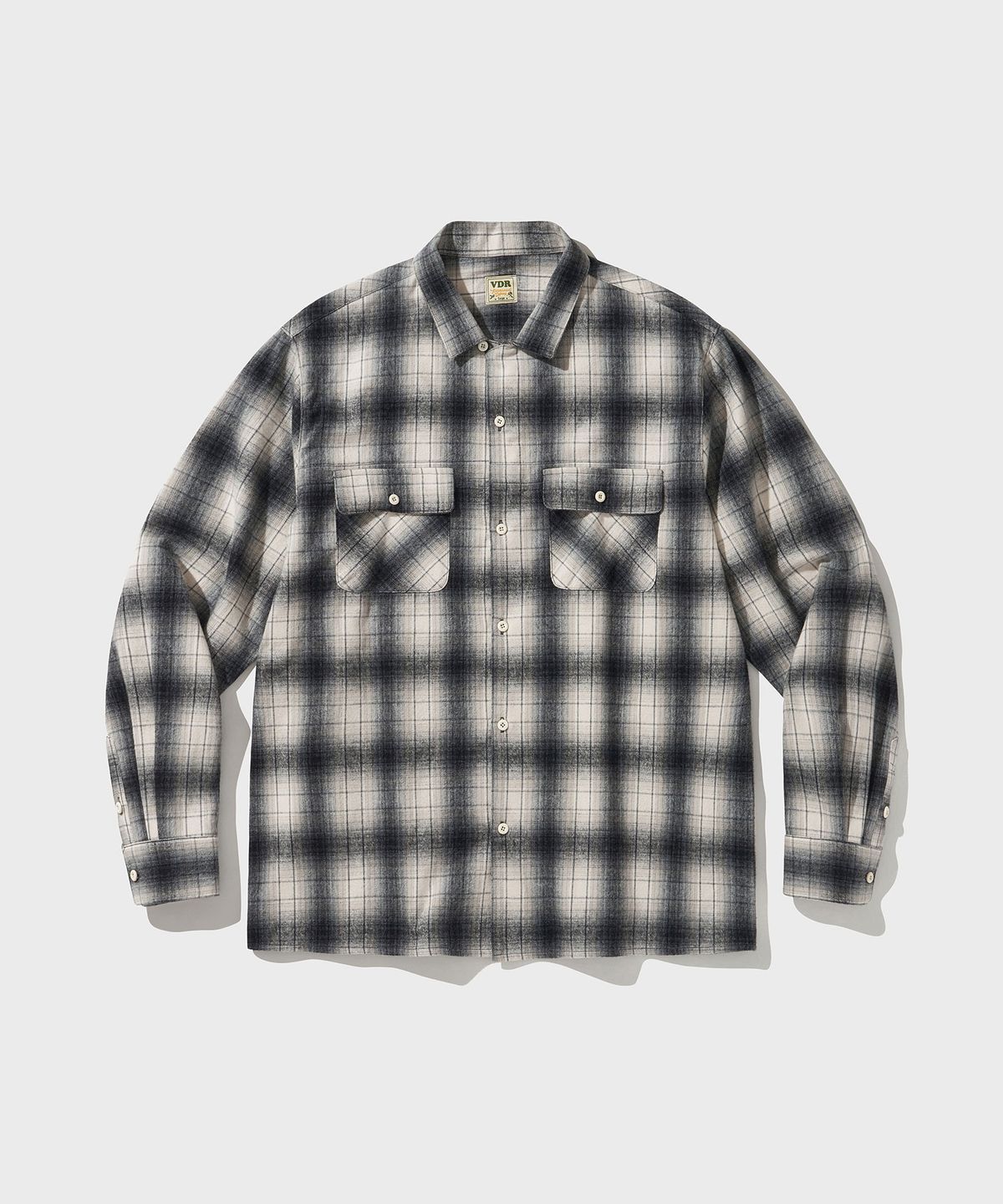 비디알(VDR) OMBRE PLAID SHIRT