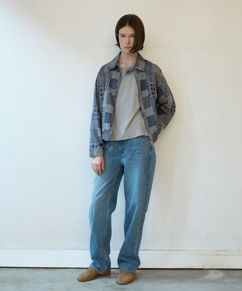 Papa Patchwork Bomber Navy_F263JK25