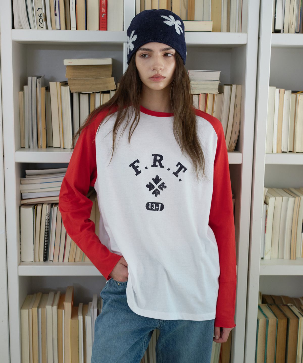 프리터(FRITUR) FRT Raglan T-shirt Red_F263TS16