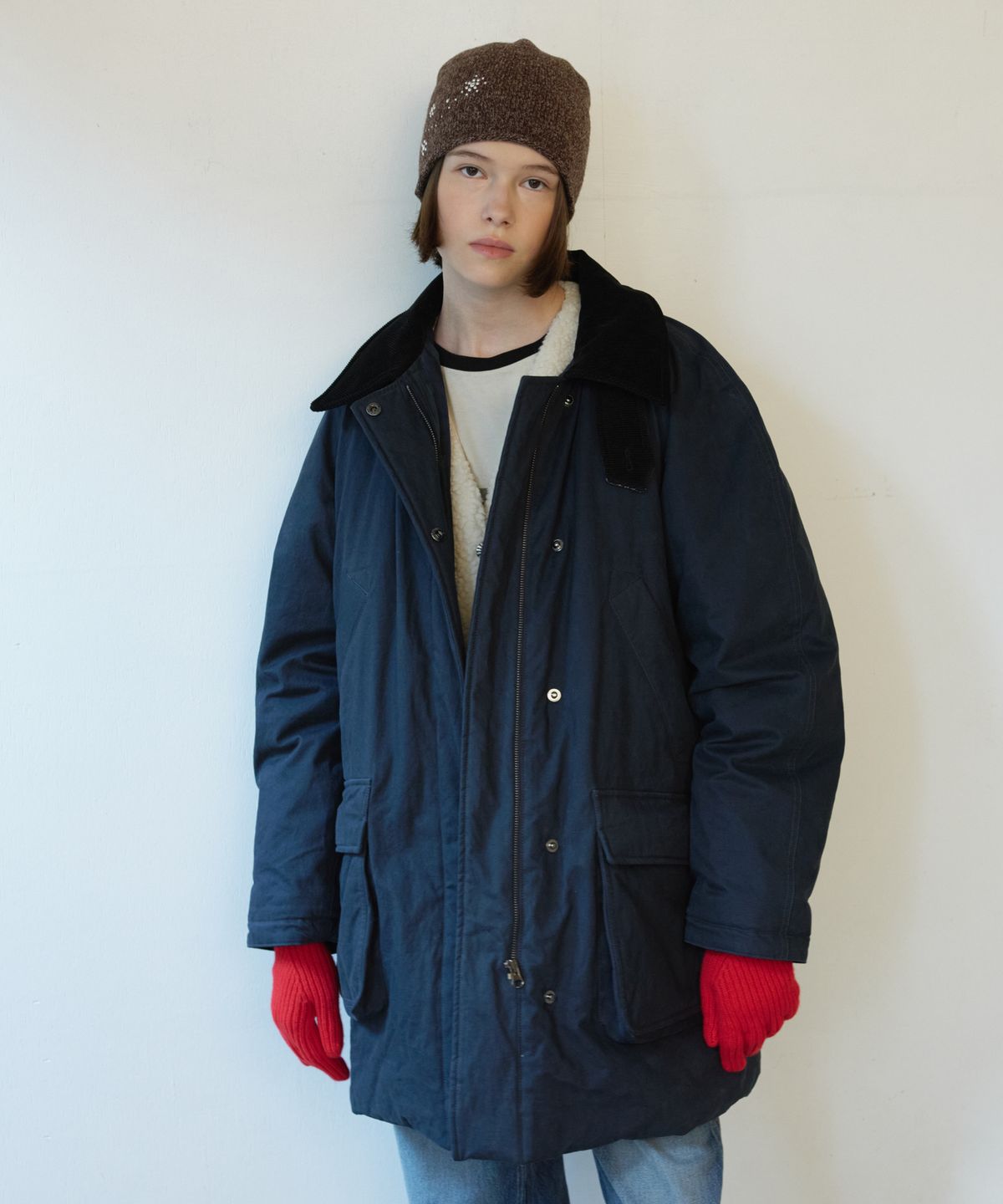 프리터(FRITUR) Western Stud Beanie Brown__F263AC01