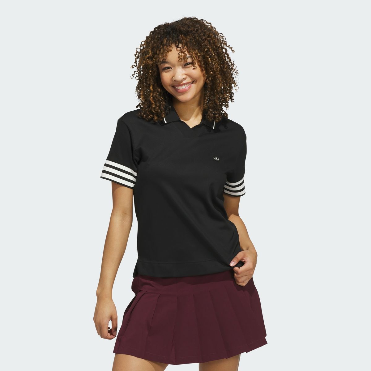 아디다스 골프(ADIDAS GOLF) 오리지널스 3-스트라이프 폴로 셔츠 KS5761