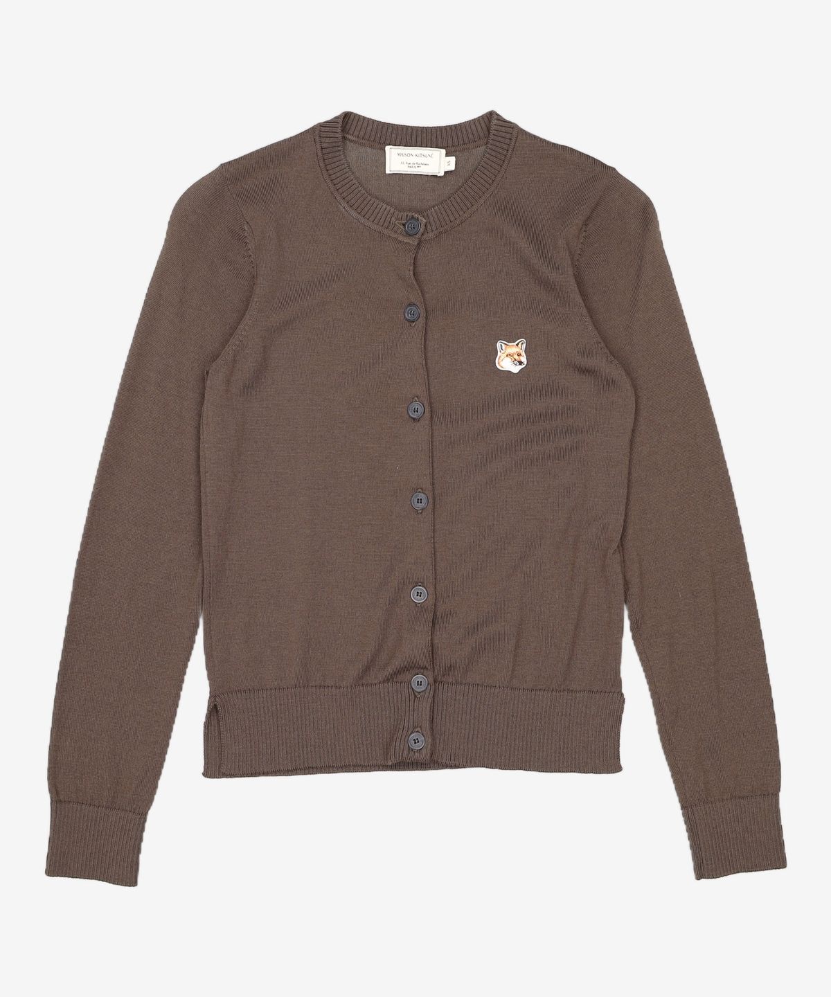 메종 키츠네(MAISON KITSUNE) 폭스헤드 여성 울 가디건 XS