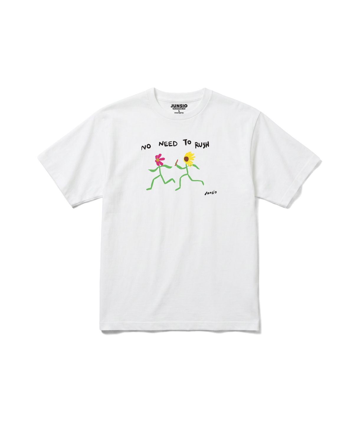 준시오(JUNSIO) WHITE BATON TOUCH T-SHIRT