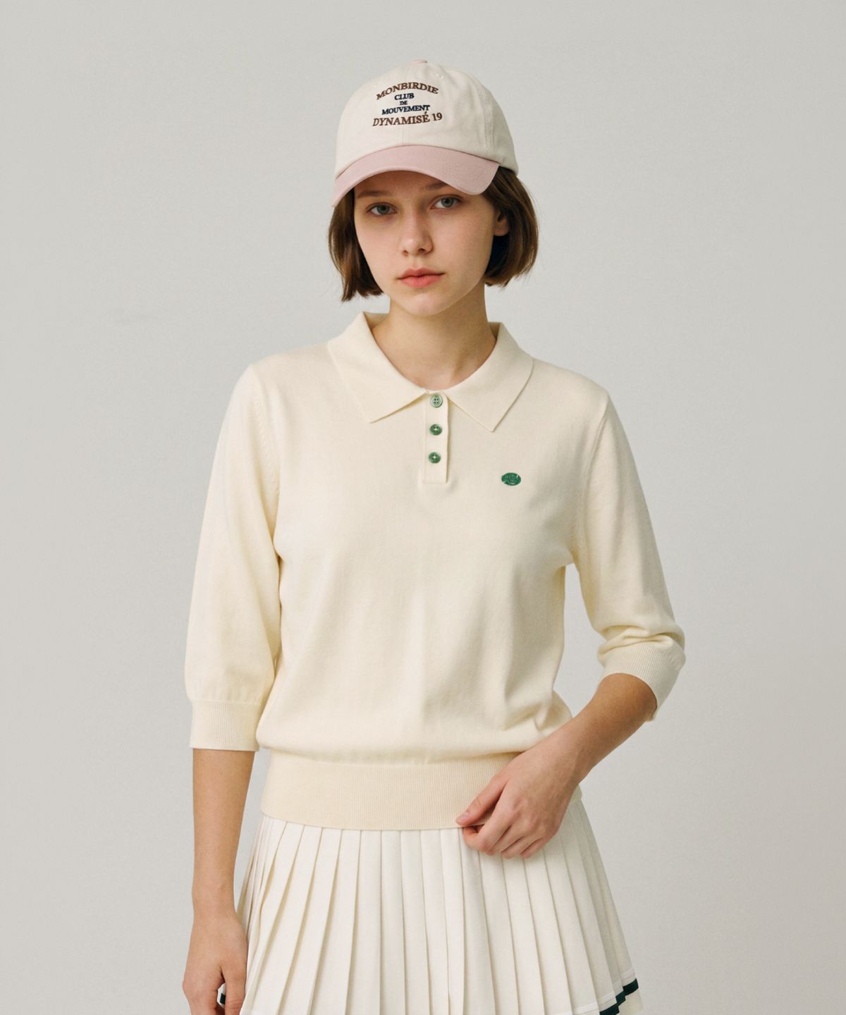 몽버디 골프(MONBIRDIE GOLF) 클라우드 폴로니트_IVORY