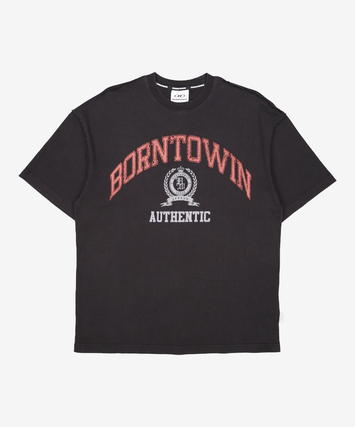 본투윈(BORN TO WIN) CRACK BORNTOWIN EMBLEM T-SHIRTS [BLACK] 1