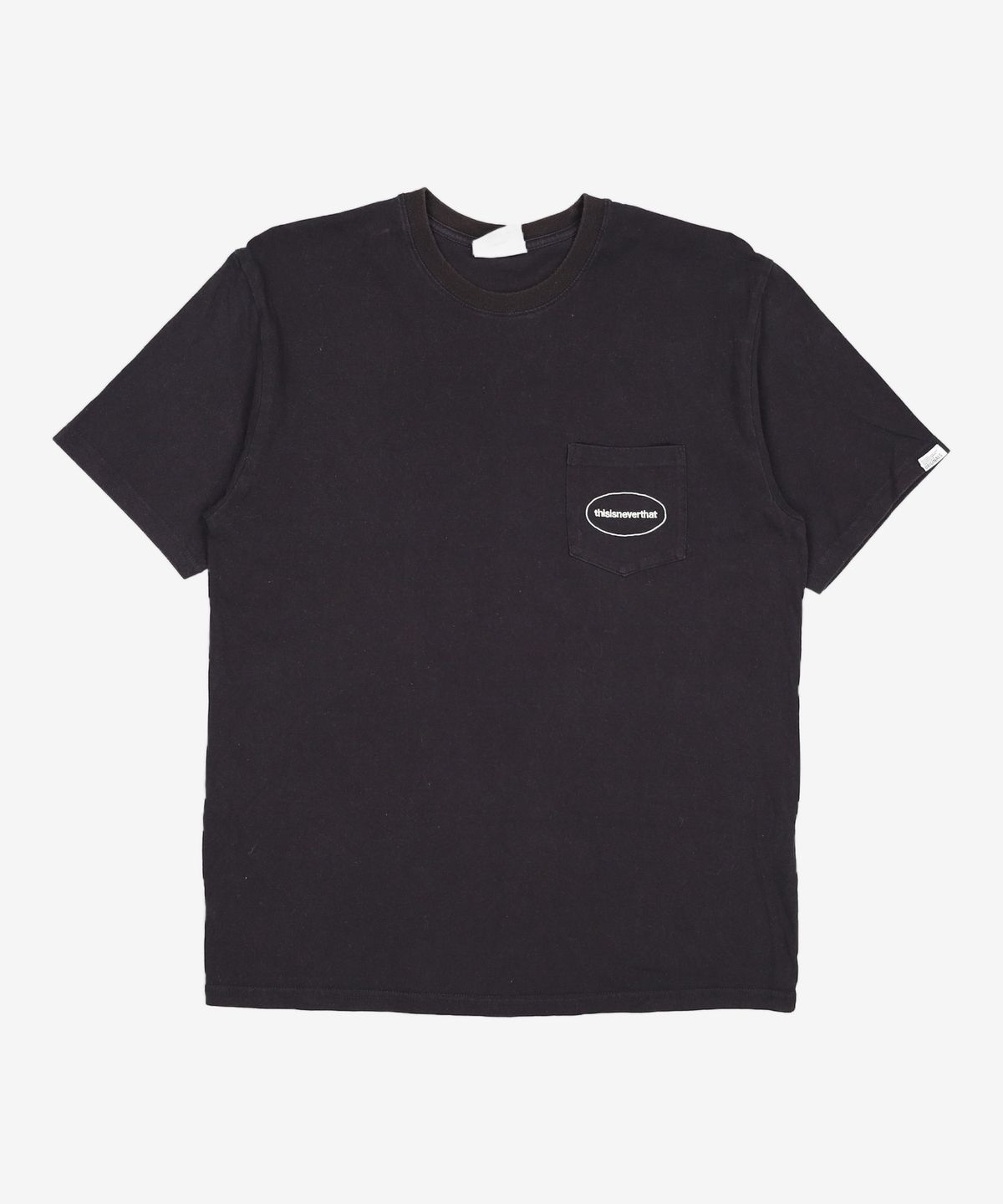 디스이즈네버댓(THISISNEVERTHAT) E/T-Logo Pocket Tee Black M