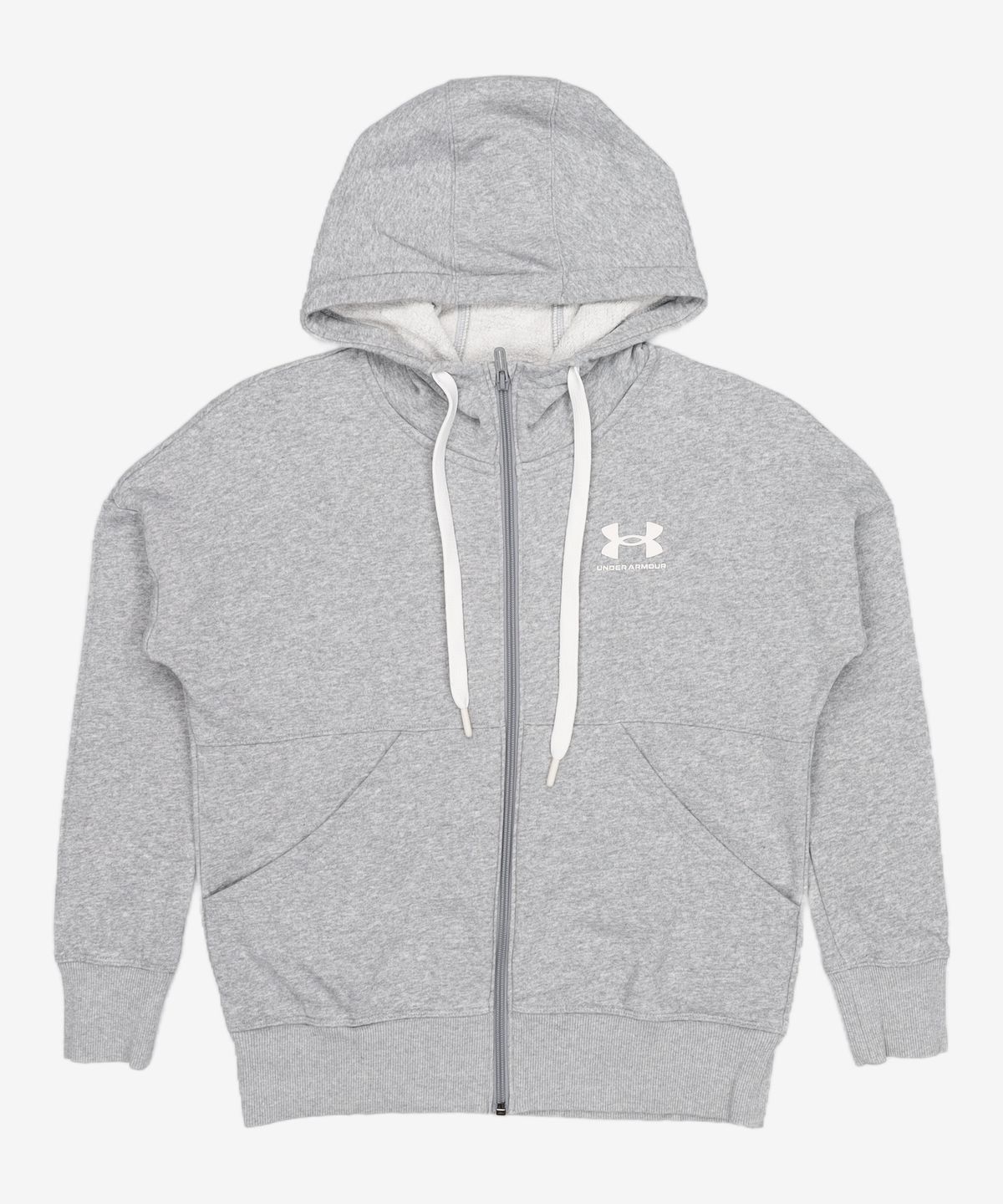 언더아머(UNDERARMOUR) 여성 라이벌 플리스 후드집업 1356400-036 XS