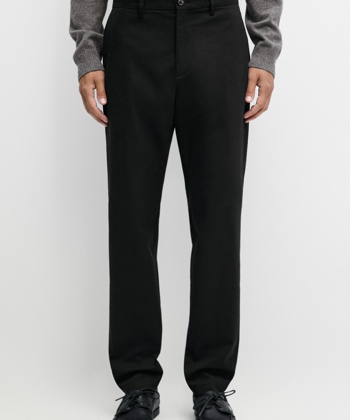 마시모두띠(MASSIMO DUTTI) 코튼 블렌드 슬림핏 팬츠