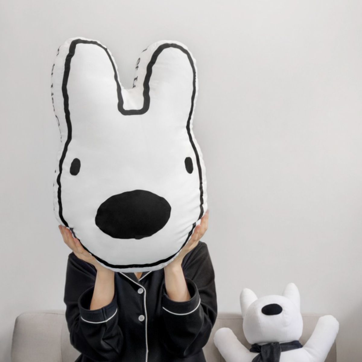 나라홈데코(NARAHOMEDECO) 가스파드와리사 얼굴쿠션 리사