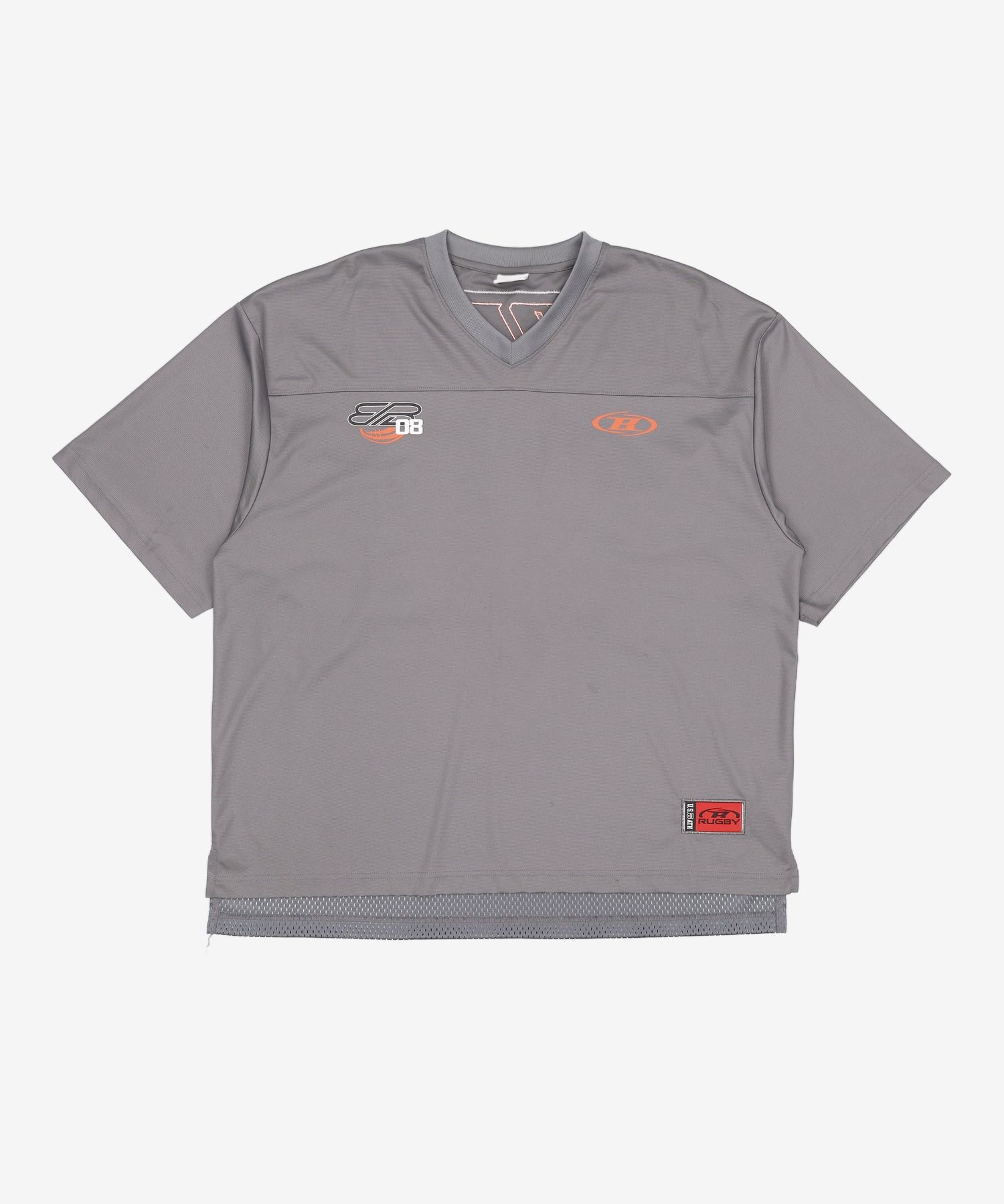 USED] 본투윈(BORN TO WIN) 08 RUGBY JERSEY T-SHIRTS [CHARCOAL] 2