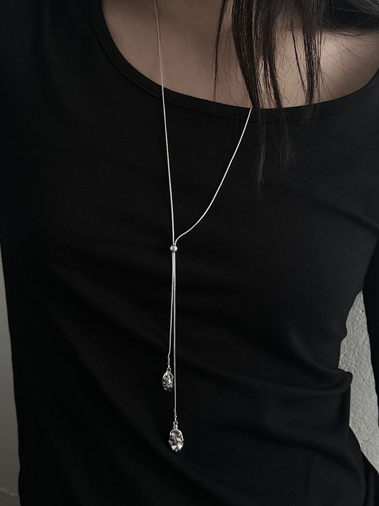 Twin Drop  Necklace