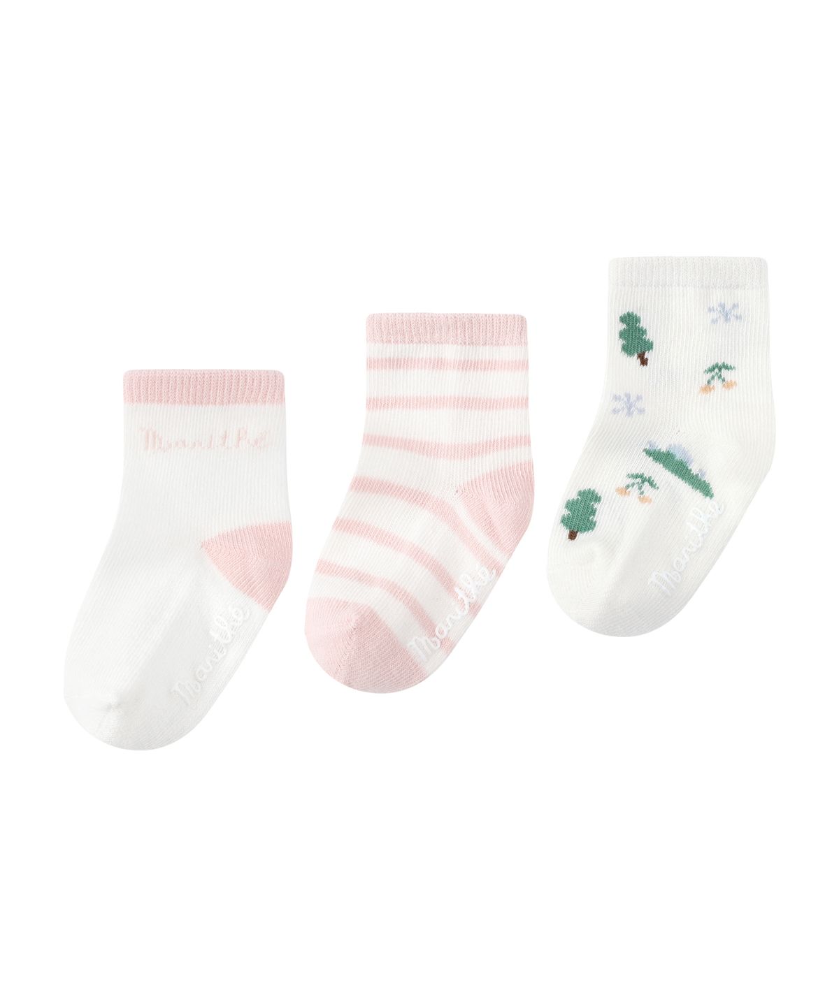 마리떼 키즈(MARITHÉ KIDS) BABY SOCKS 3PACK GIFT SET light pink