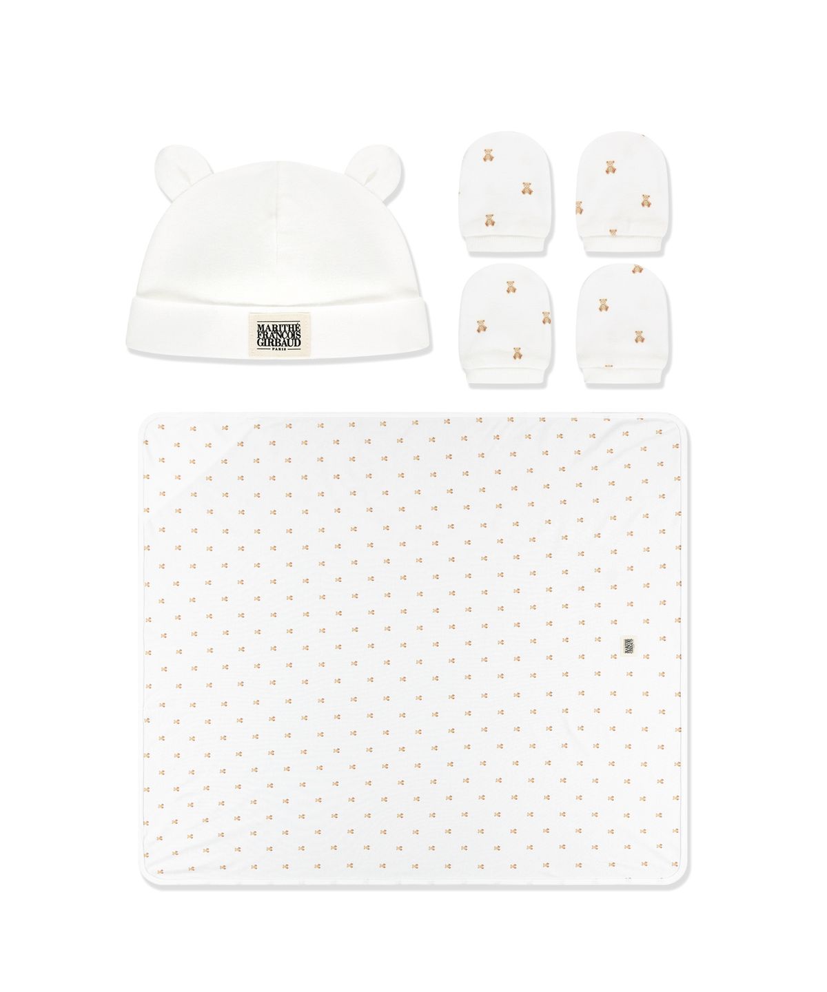 마리떼 키즈(MARITHÉ KIDS) BABY GIFT PACK SET white
