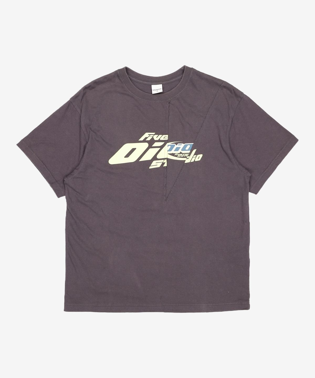 오아이오아이 컬렉션(OIOI COLLECTION) MIXED LOGO T-SHIRT [CHARCOAL] FREE