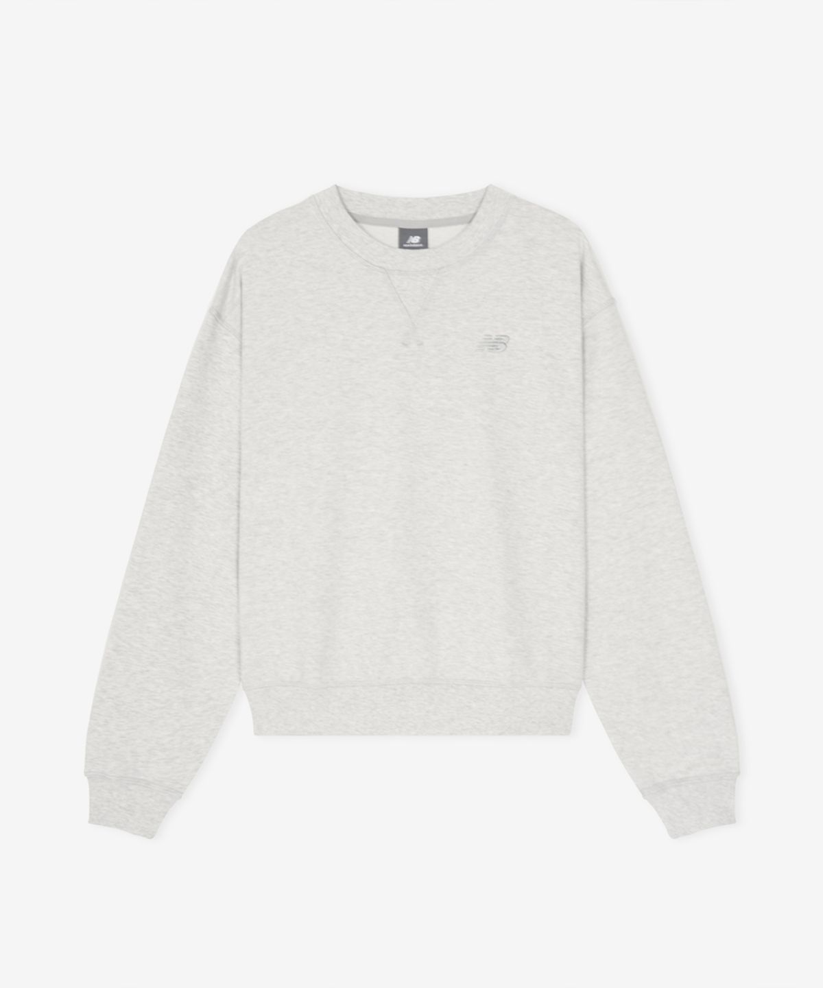 뉴발란스(NEW BALANCE) NBNCG4V812 / WOMEN 프리미엄 에센셜 스몰로고 맨투맨 (L/GRAY)