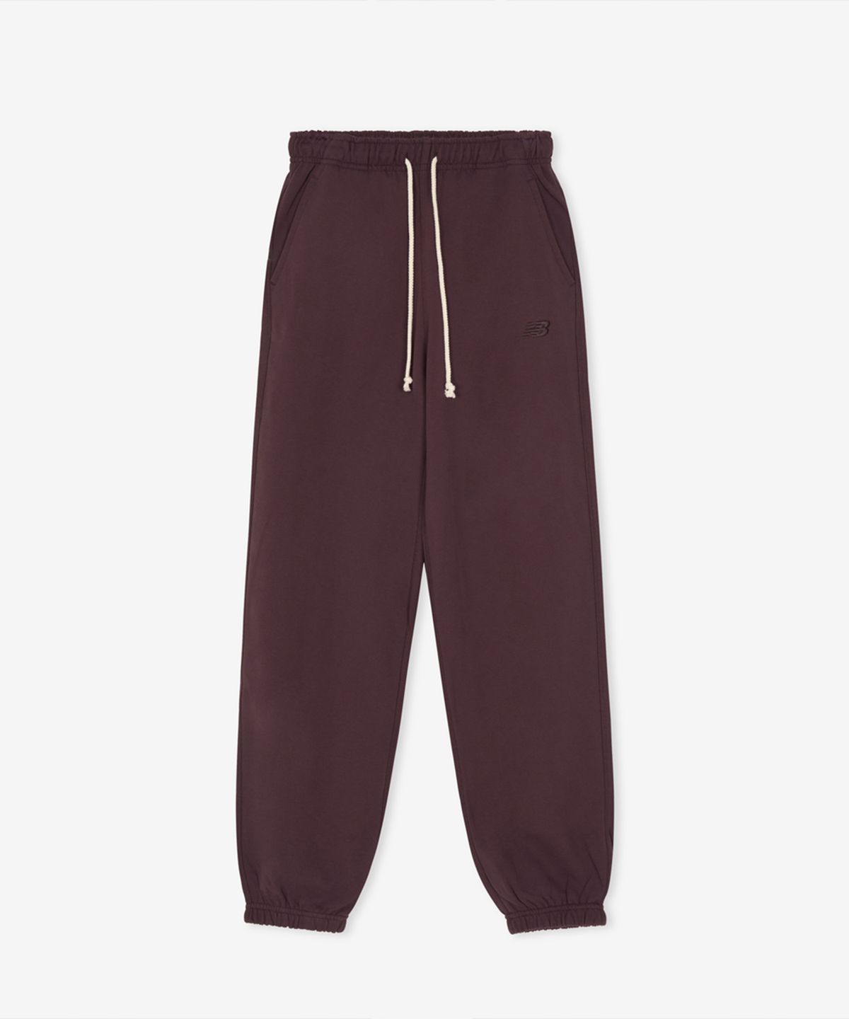 뉴발란스(NEW BALANCE) NBMLG4V812 / WOMEN 프리미엄 에센셜 조거팬츠 (BURGUNDY)