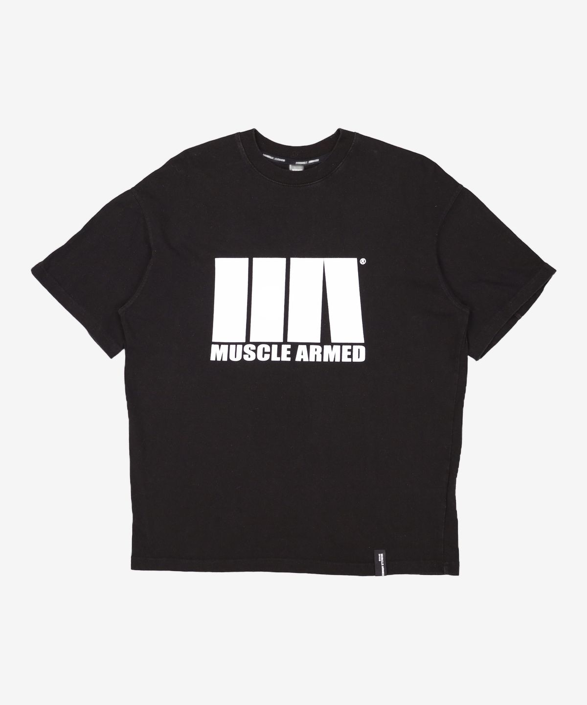 암드(ARMED) 시그니처 백라인 오버핏 T-SHIRT [블랙] M
