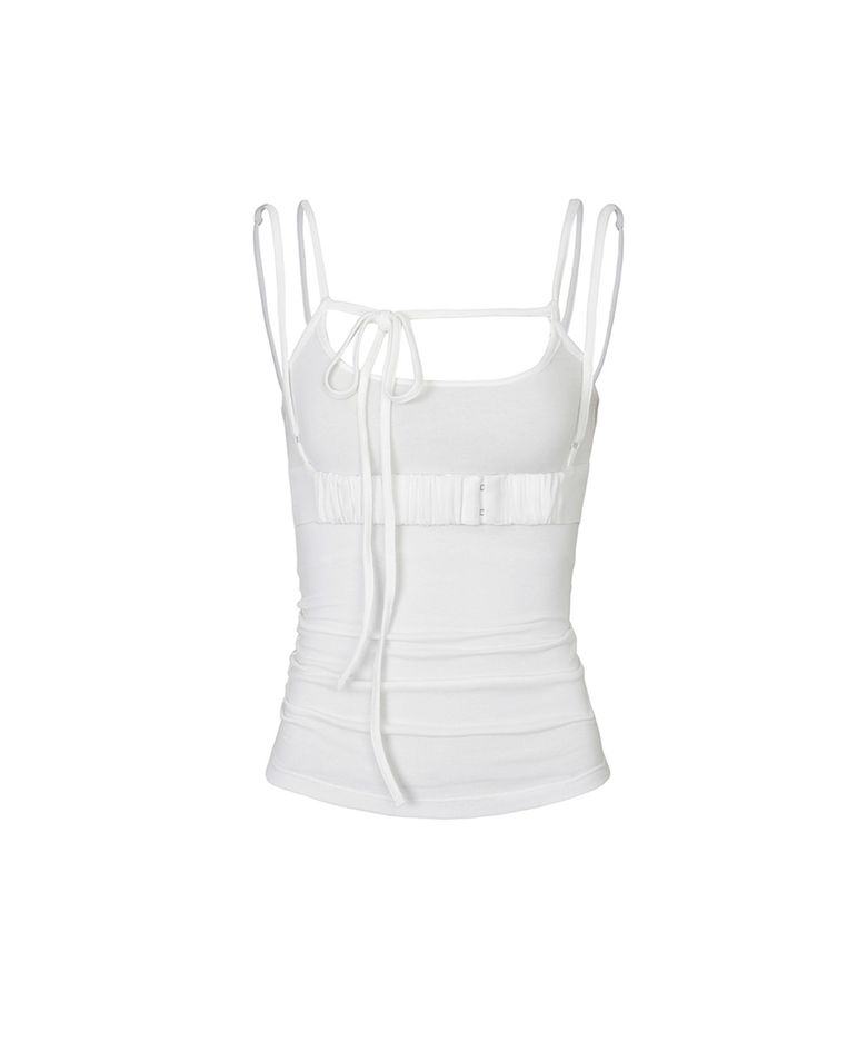 CORSET PANEL TOP white