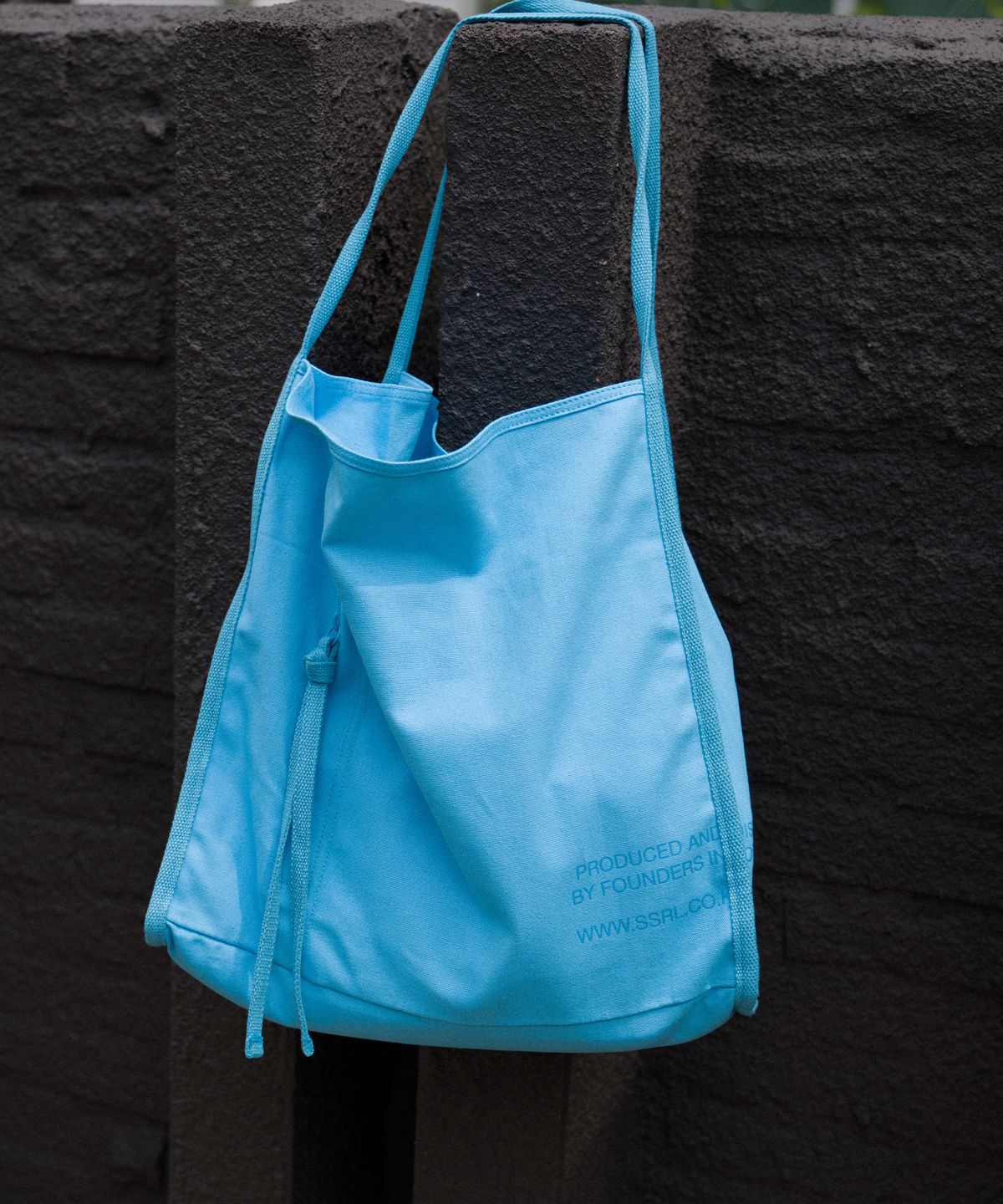 에스에스알엘(SSRL) Daily Shopper Bag / Aqua Blue