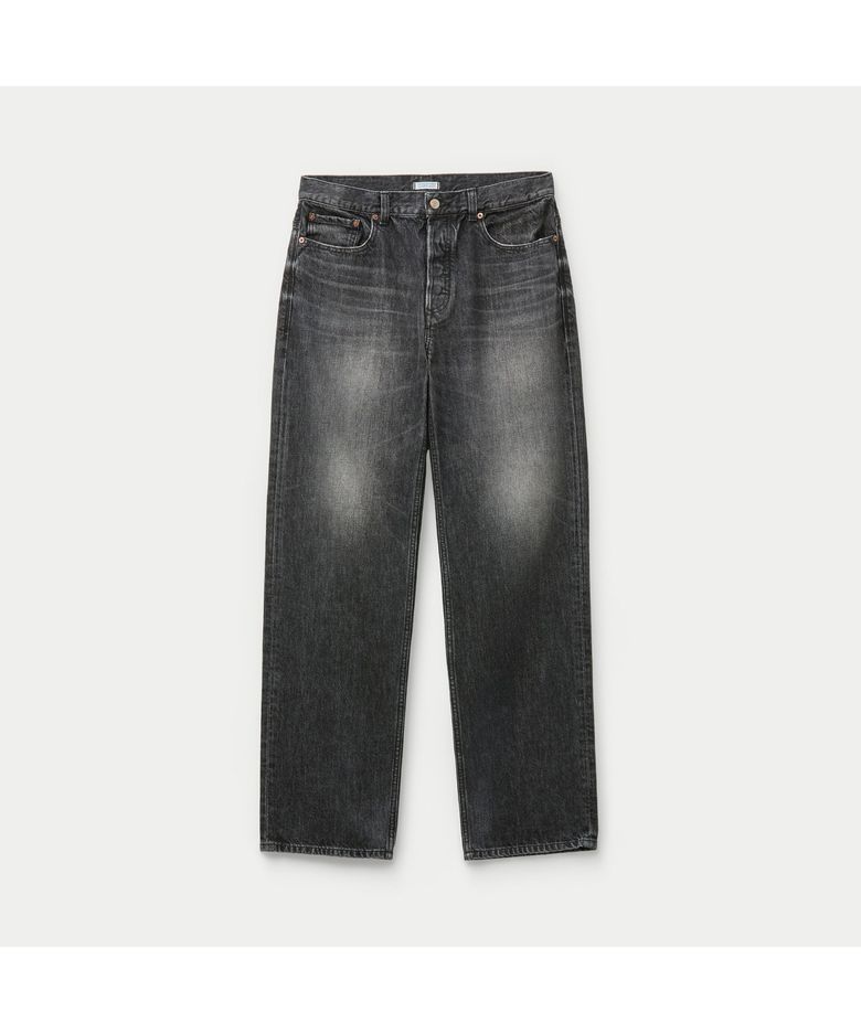 (SET UP) The Crafted Black Denim Pants SAPDW26721BKX