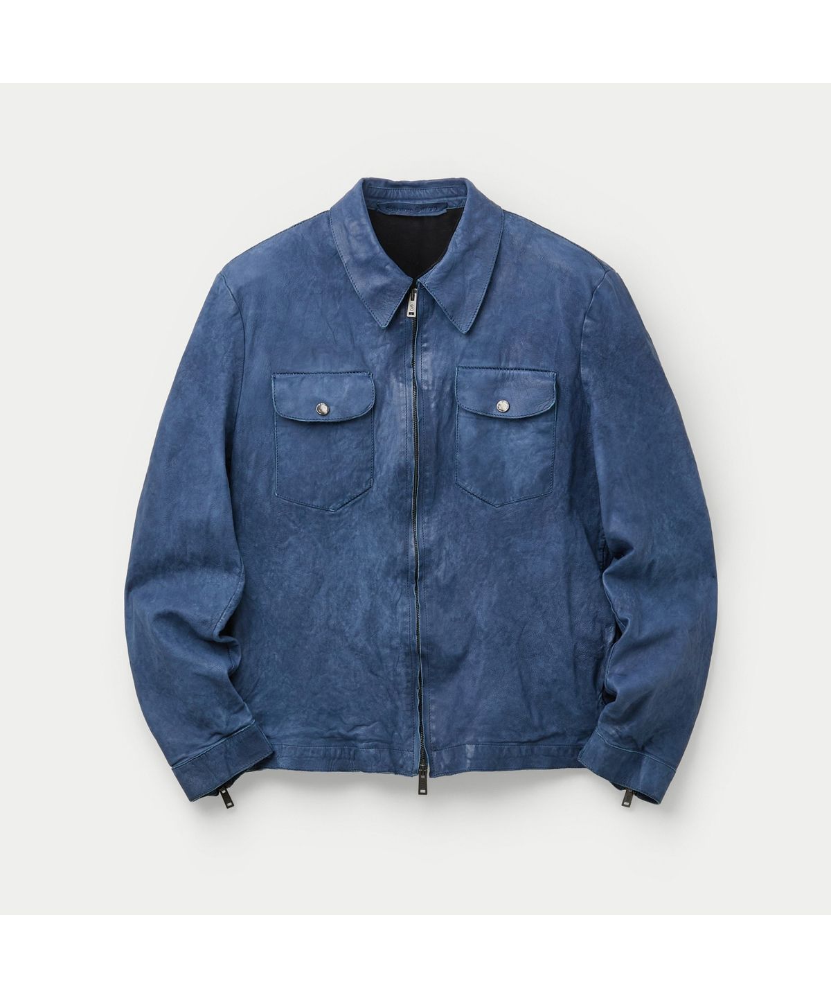 시리즈(SERIES) SALVATORE SANTORO ZIP-UP LEATHER JACKET SVUDW26001BUX