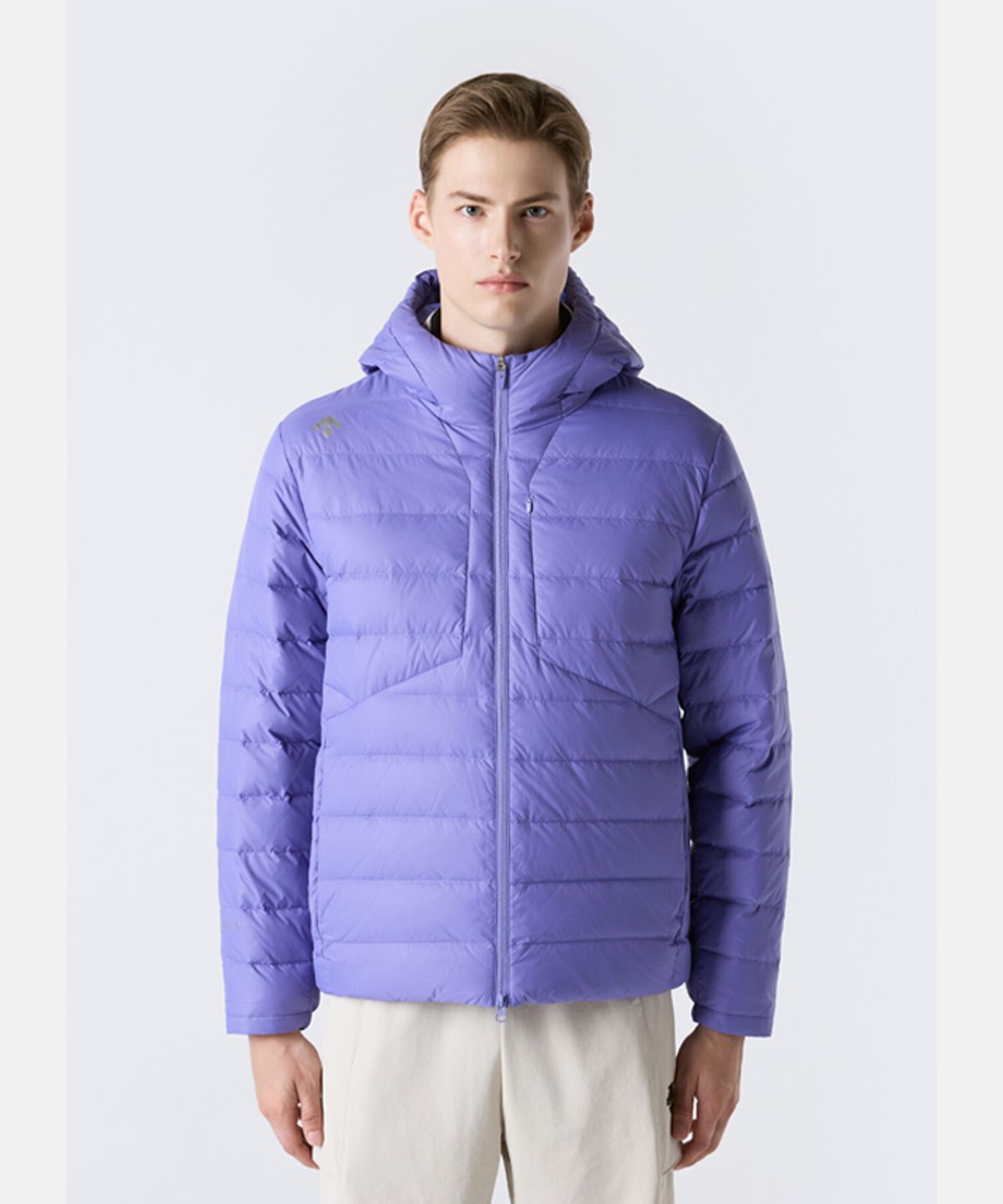데상트(DESCENTE) 캐논 경량 퍼텍스 다운 자켓 퍼플 SR323SDJ95