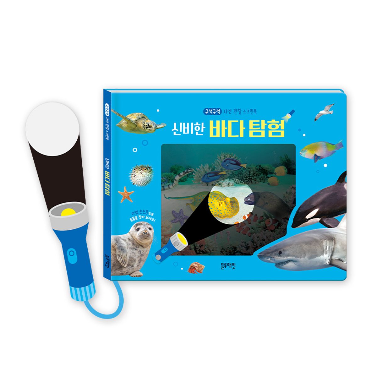 블루래빗(BLUERABBIT) 구석구석 자연 관찰 스크린북 신비한 바다 탐험