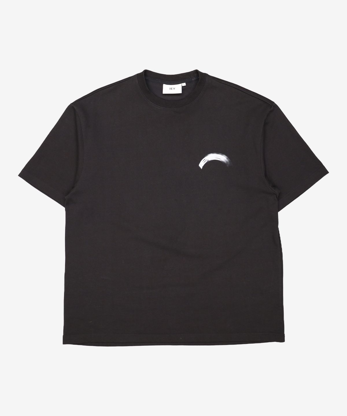 이에이(IEY) MOTION BACK LOGO T-SHIRT Black L