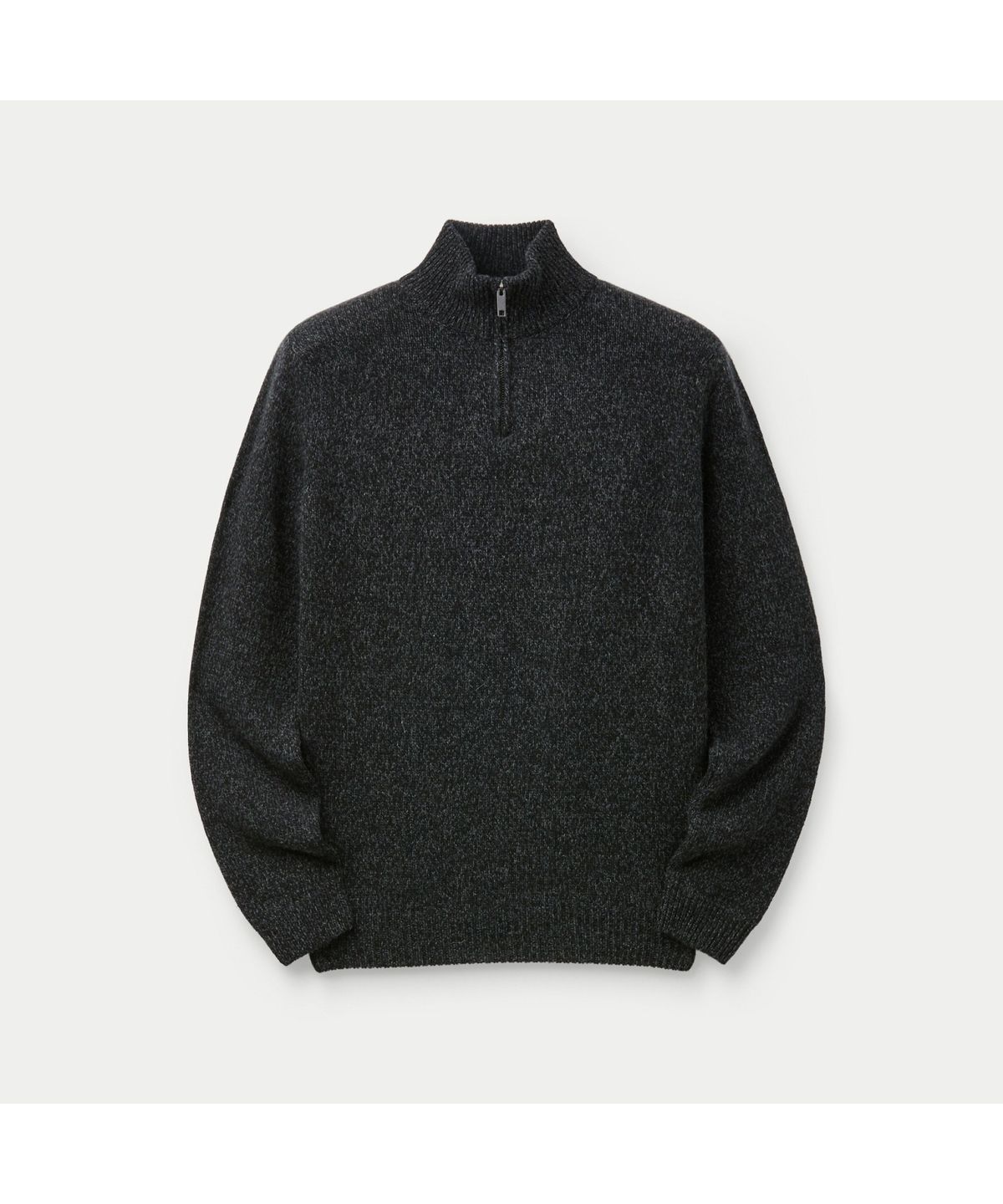 시리즈(SERIES) WOOL AND CO LAMBSWOOL HALF ZIP SWEATER SOWAW26204BKX