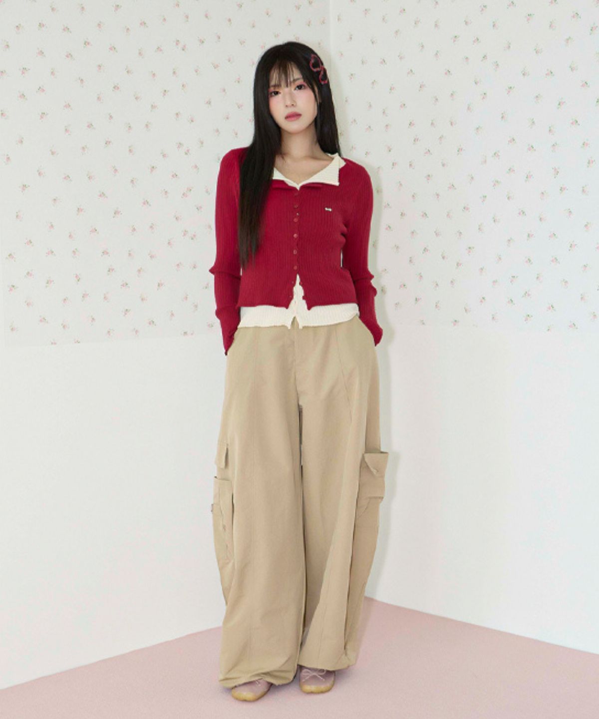 쿨키튼(KOOLKITTEN) 아웃포켓 와이드 팬츠 3colors
