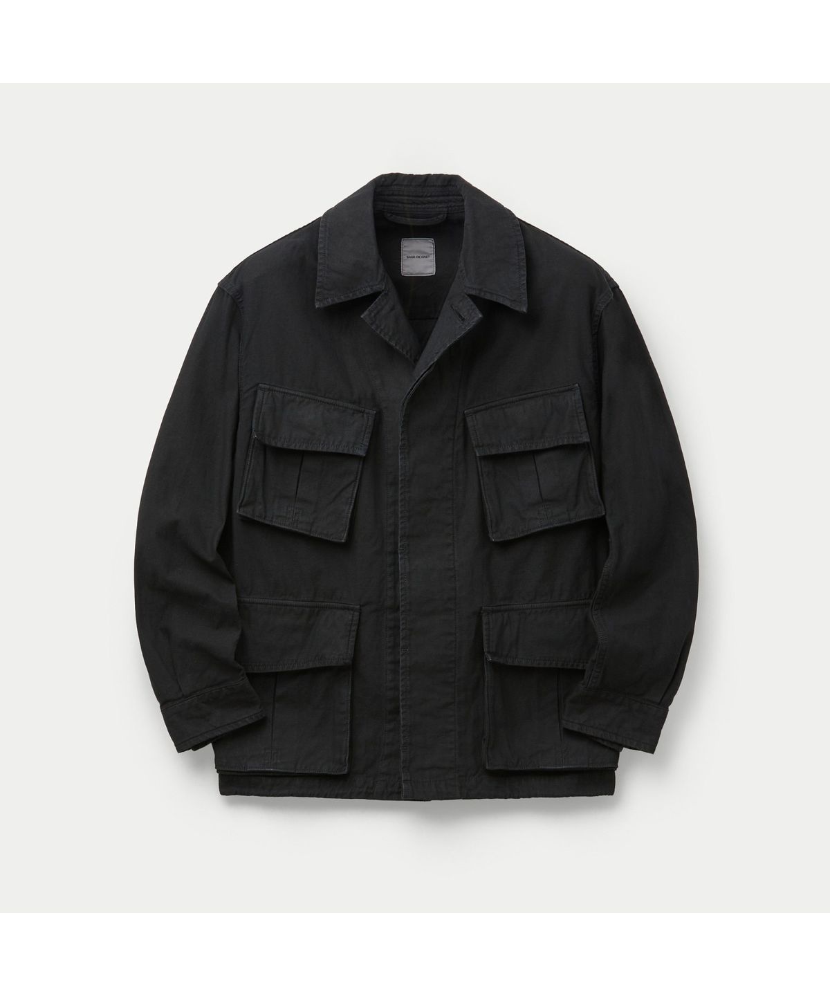 시리즈(SERIES) SAGE DE CRET Back Satin Fatigue Jacket SVUAW26254BKX