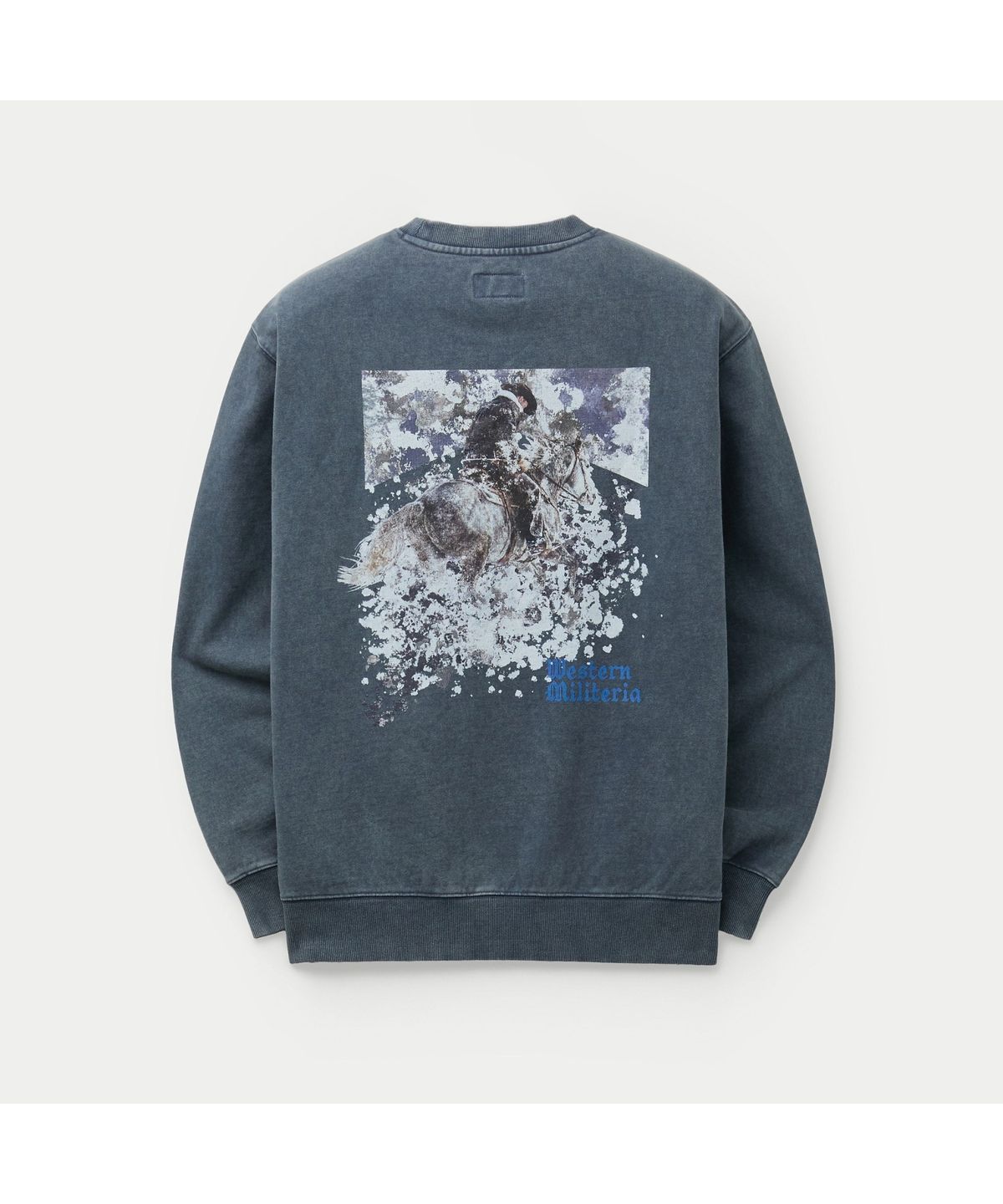 시리즈(SERIES) MILITERIA 그래픽 스웻셔츠 SATAW26501BUX