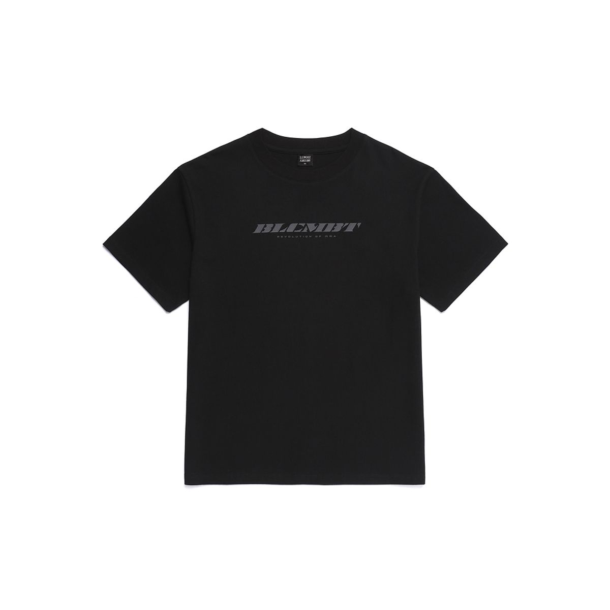블랙컴뱃(BLACKCOMBAT) BLCMBT 로고 티(블랙)