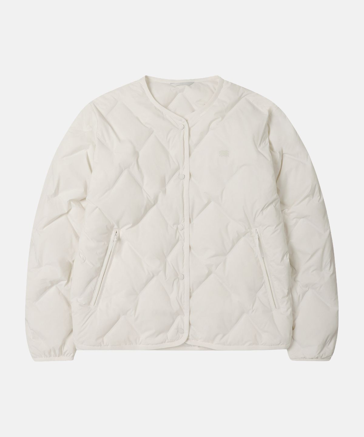 코오롱스포츠(KOLON SPORT) 여성 솟솟 숏 넥리스 경량 다운 재킷 TVJDW26502CRE