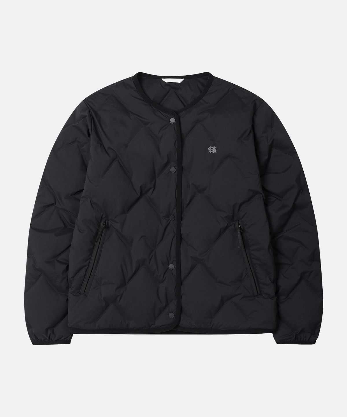 코오롱스포츠(KOLON SPORT) 여성 솟솟 숏 넥리스 경량 다운 재킷 TVJDW26502BLK