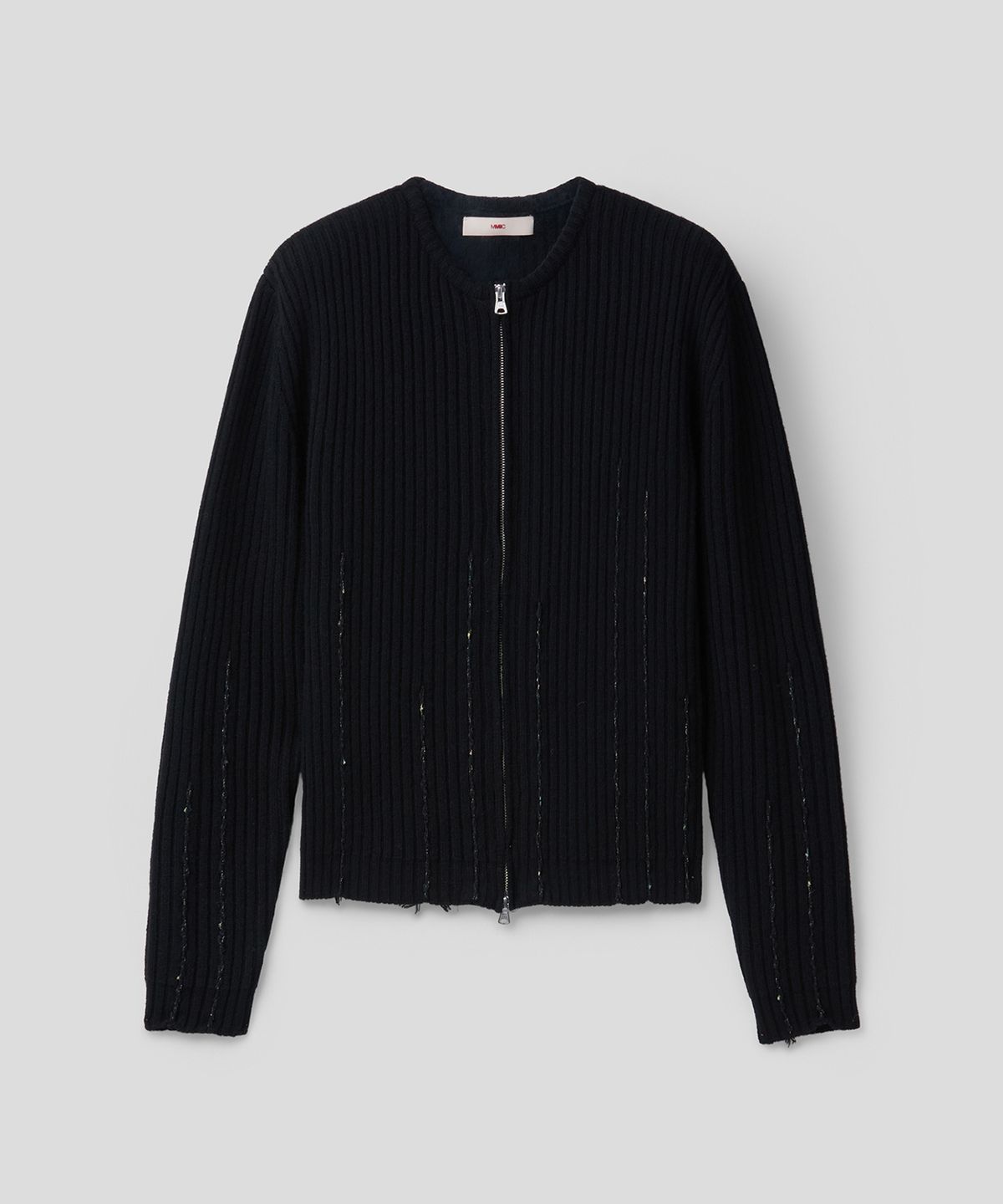 엠엠아이씨(MMIC) OTIS ZIP CARDIGAN (BLACK)
