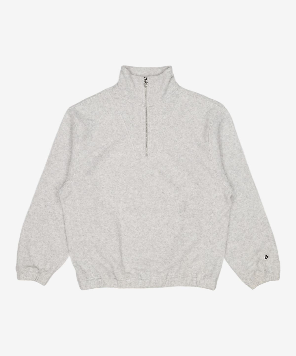 다이애그널(DIAGONAL) FLEECE HALF ZIP UP (light grey) XL