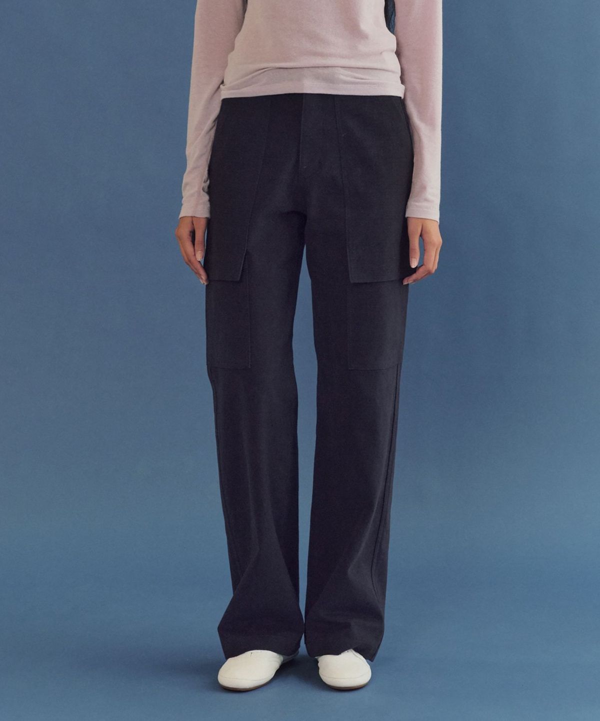 앤니즈(ANDNEEDS) Chapter cargo pants (navy)