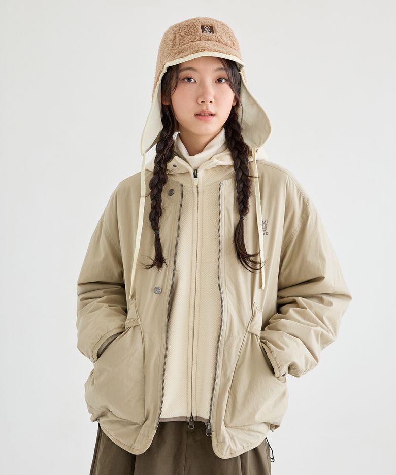마이로 가디건 패딩 자켓(BEIGE)