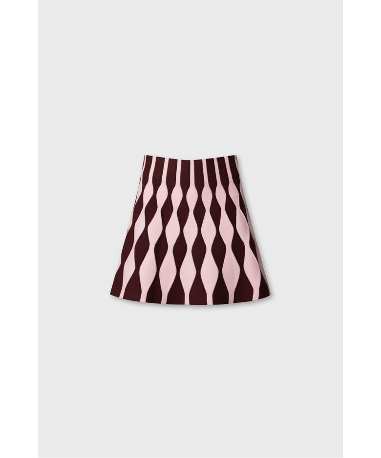 Women Argyle Knit Skirt (Set-up) WWWAA26611WID