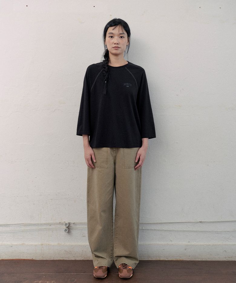 kitcher raglan t-shirt (black)
