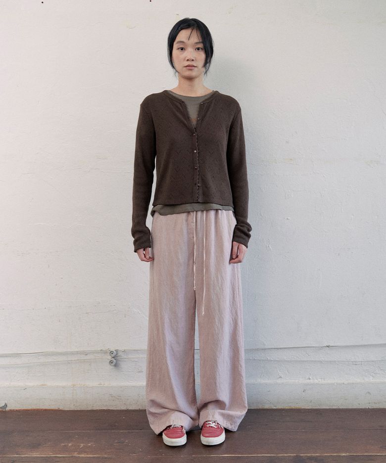 noah scallop cardigan (2color)