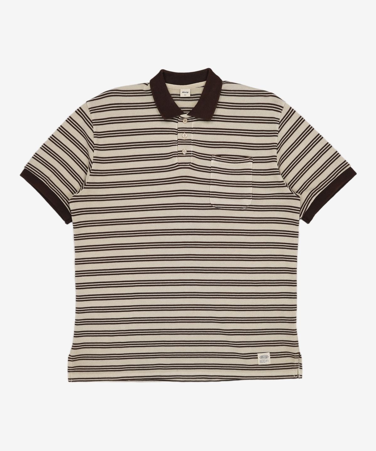 엠엠엘지(MMLG) [Mmlg] OVERDYED BS PIQUE SHIRT (BEIGE) S