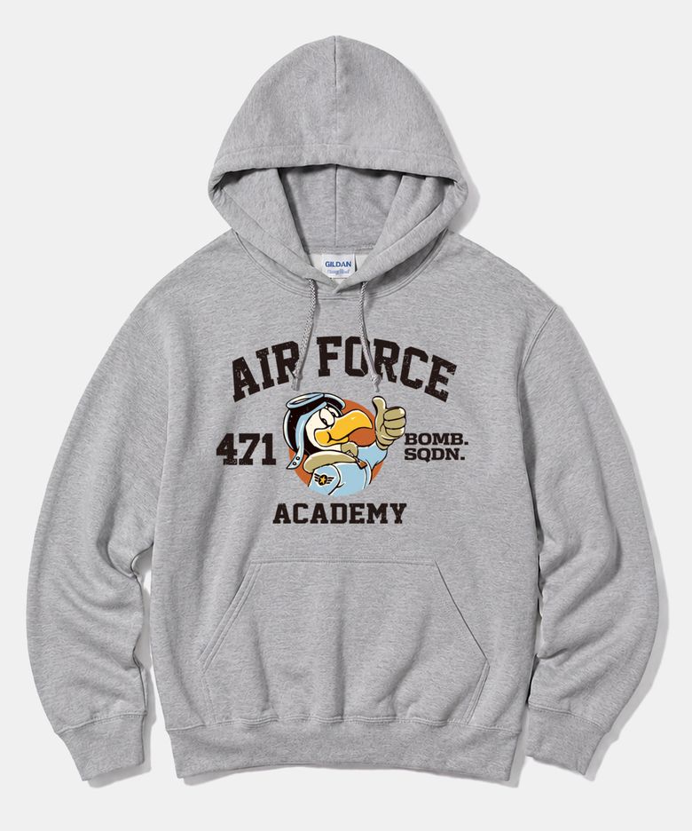 길단 X 빈티지컬렉션 AIR FORCE 후드티셔츠