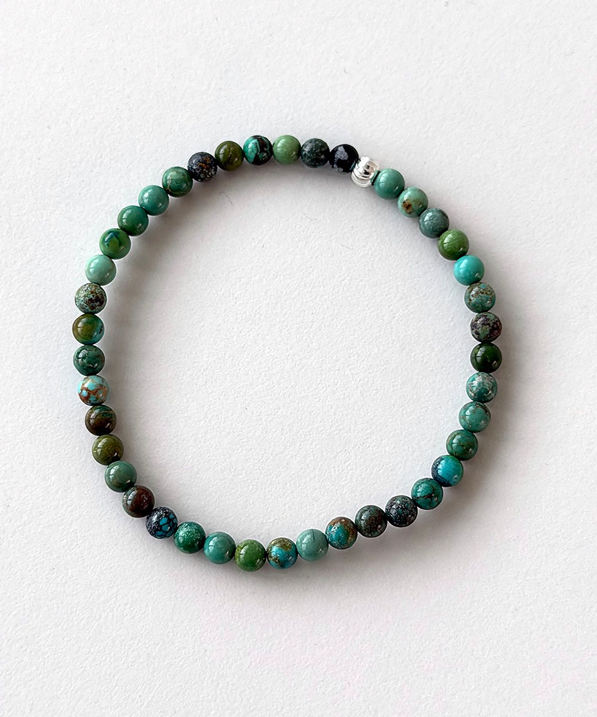 모스크스(MOSXE) [925silver] Silver point turquoise bracelet
