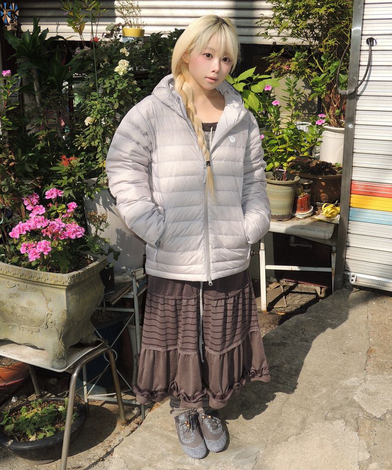 SYMBOL LIGHT DOWN JACKET [LAVENDER]