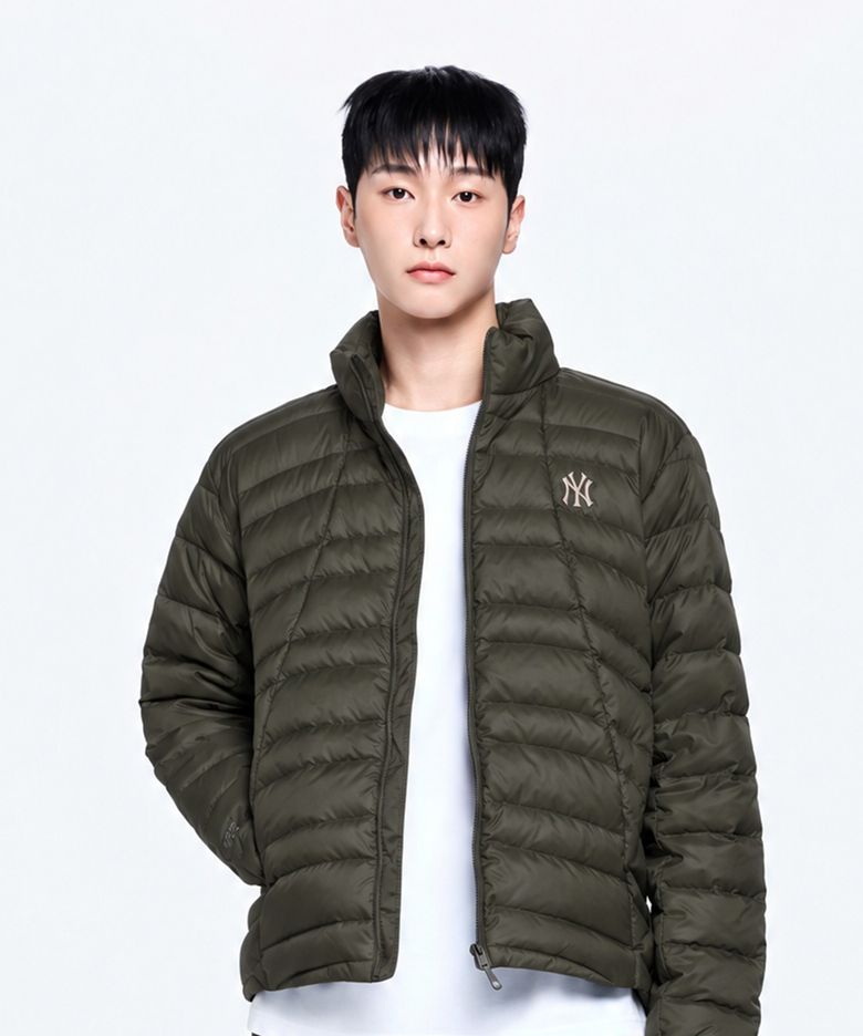 고프코어 스텐넥 패커블 경량 커브패딩 NY (D.Khaki)